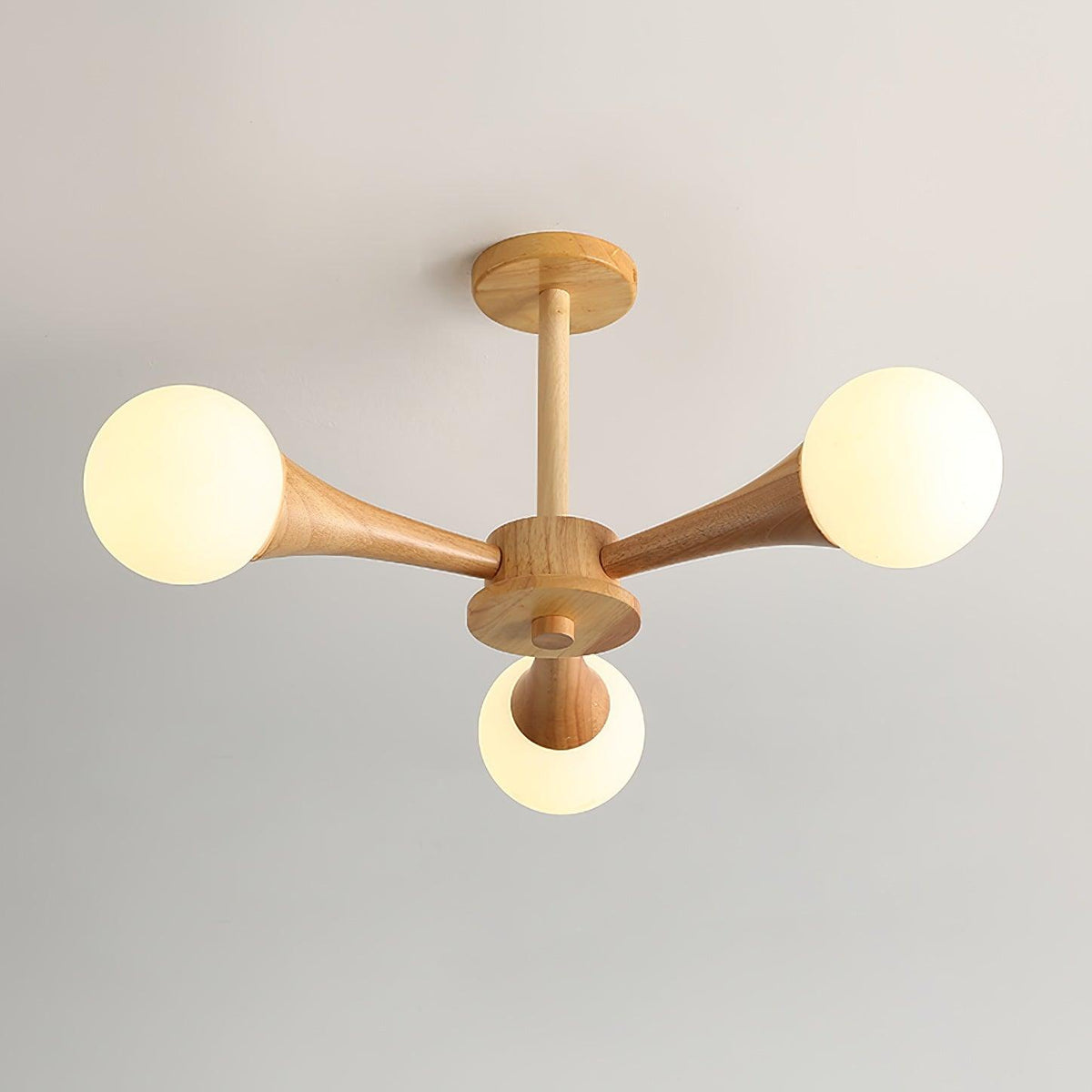 Lustre en bois pour le salon