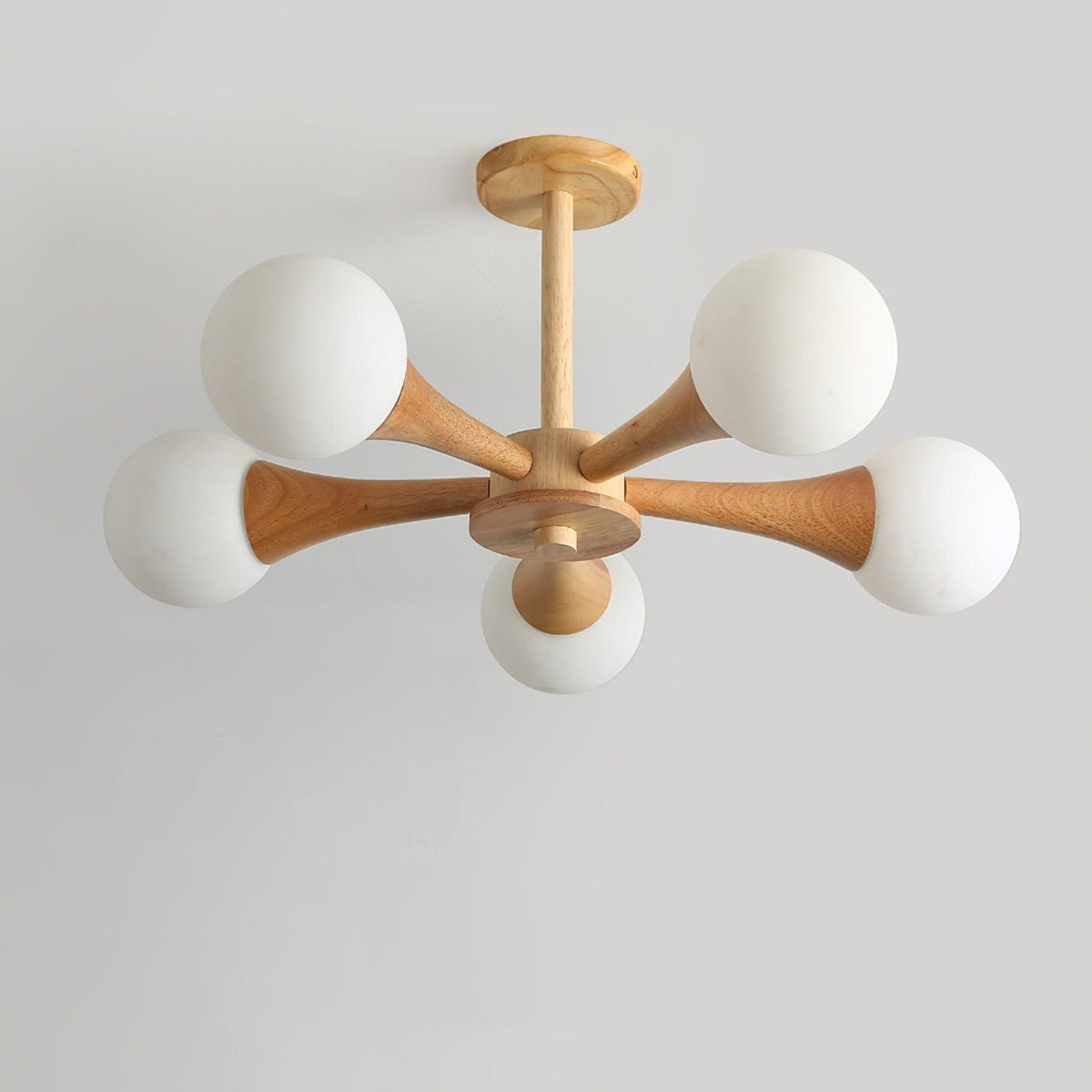 Lustre en bois pour le salon