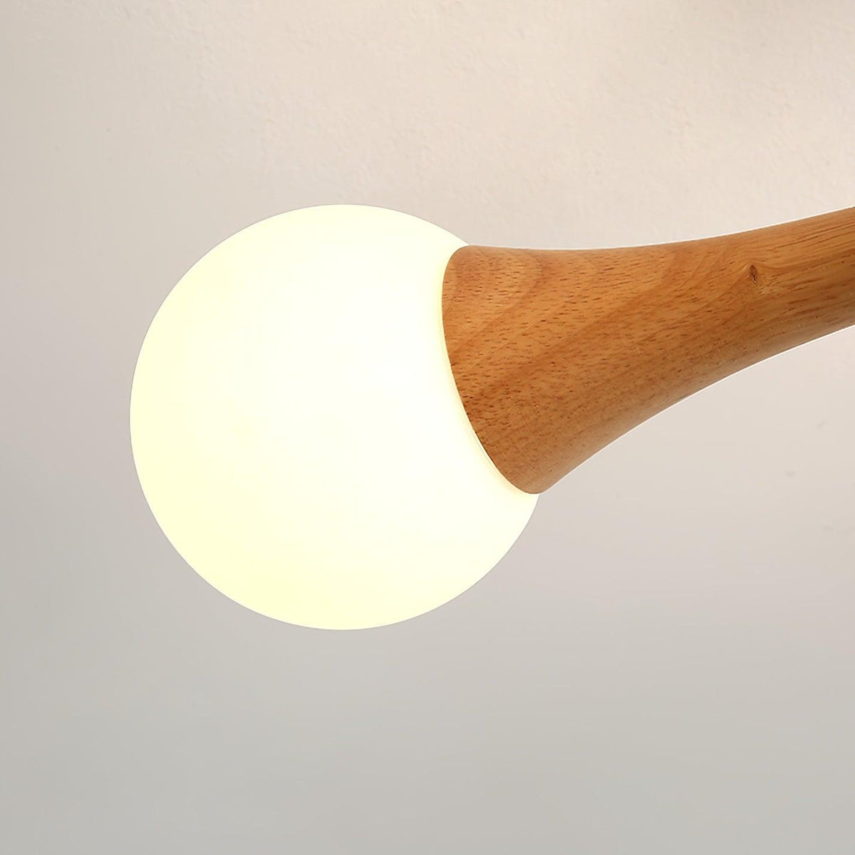 Lustre en bois pour le salon