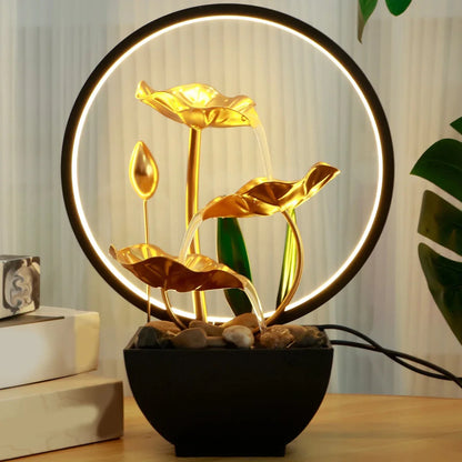 Stolní LED fontána s kameny