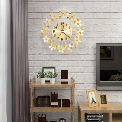 Irregular silent wall clock