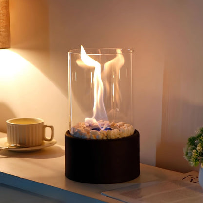 Skleněná olejová lampa