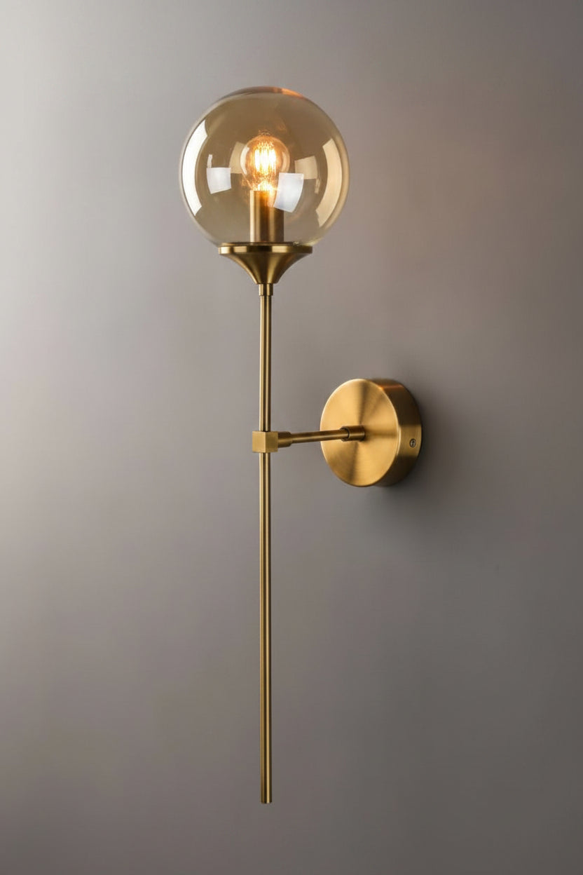 Lampa ścienna szklana