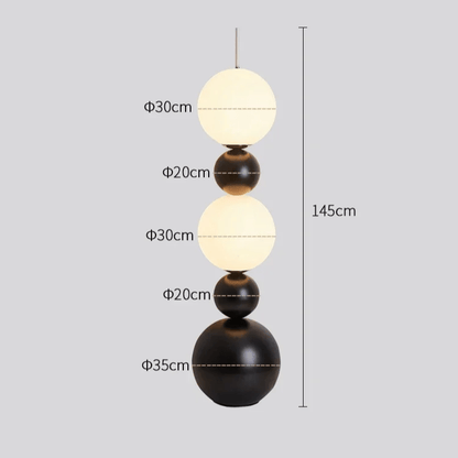 Stojací lampa se třemi světelnými body