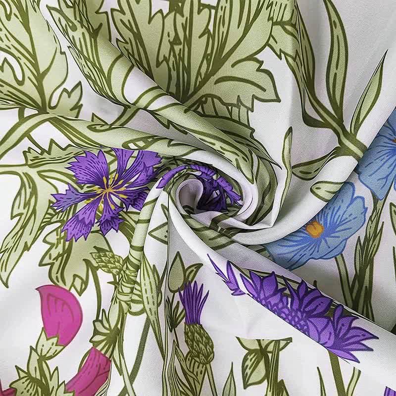 Rideau de douche à motif décoratif