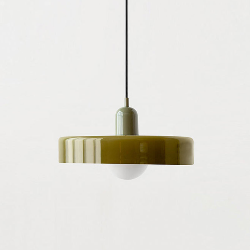Lampa wisząca kolorowe szkło