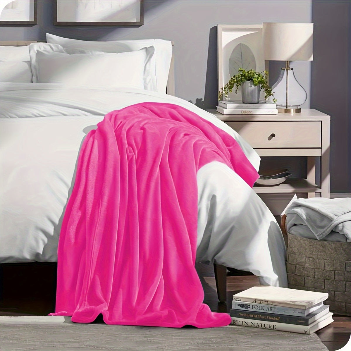 Solid-color blanket