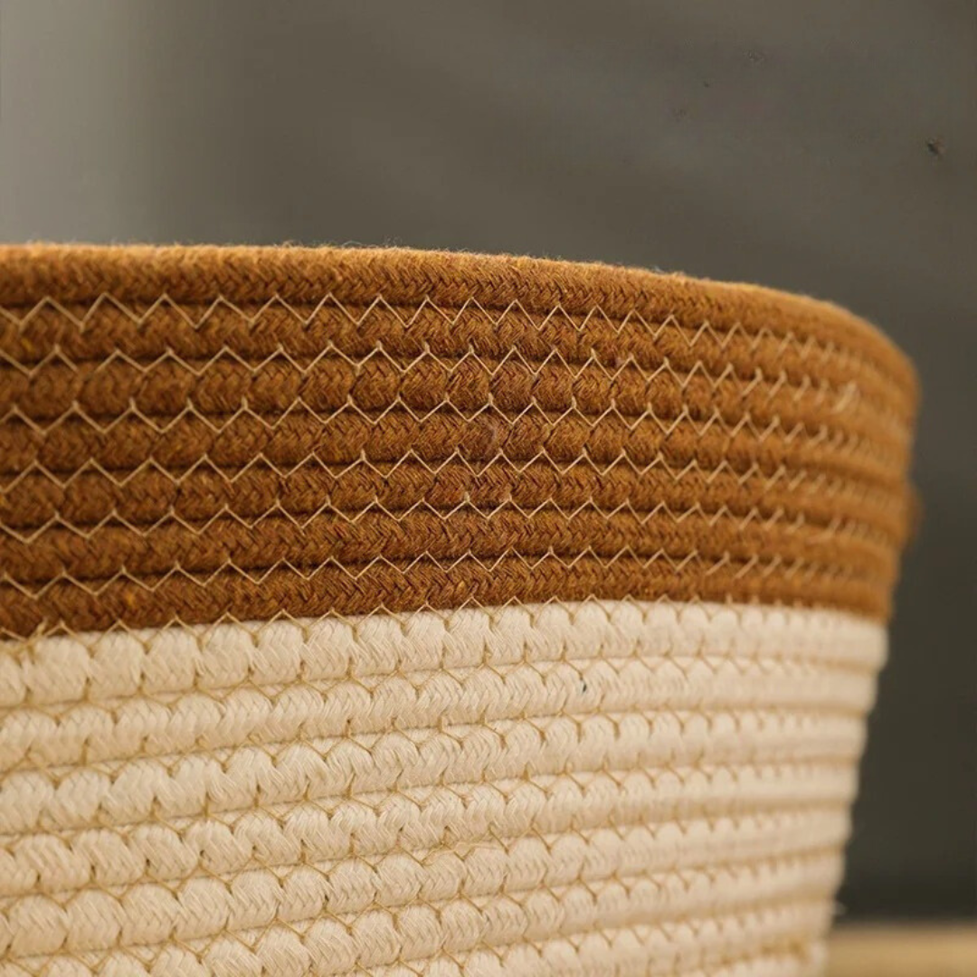Panier pour chat en corde