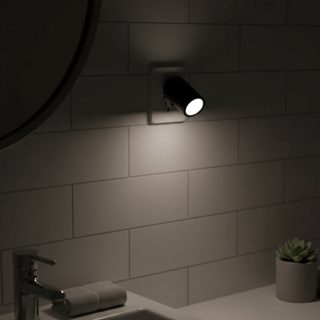 Noční LED lampička se senzorem dne a noci