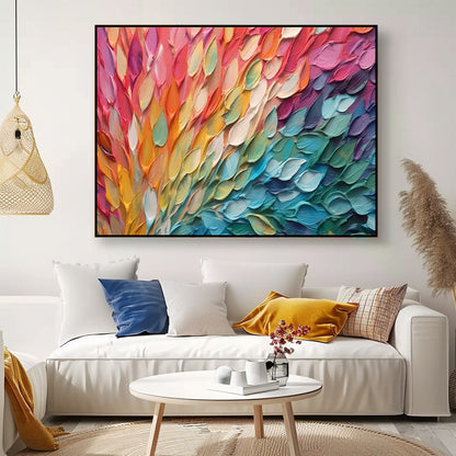 Tableau abstrait sur toile