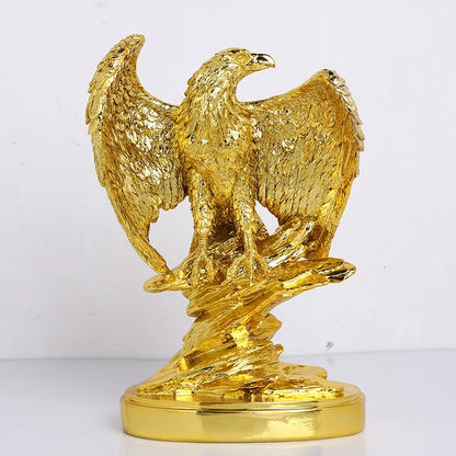 Sculpture d’un aigle en bronze