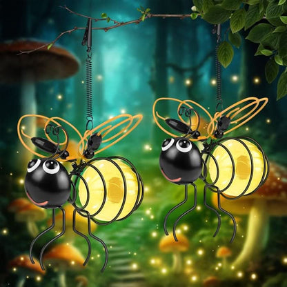Lampe solaire en forme d’abeille