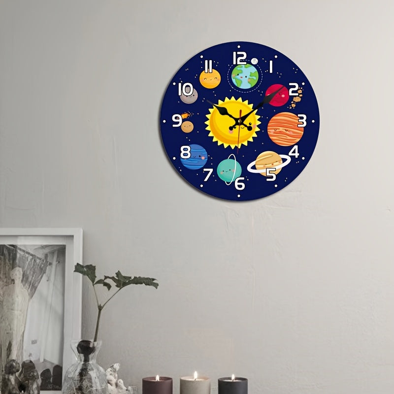 Horloge murale du système solaire