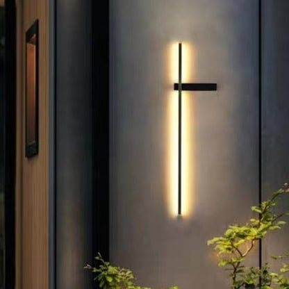 Outdoor LED wall light for the façade