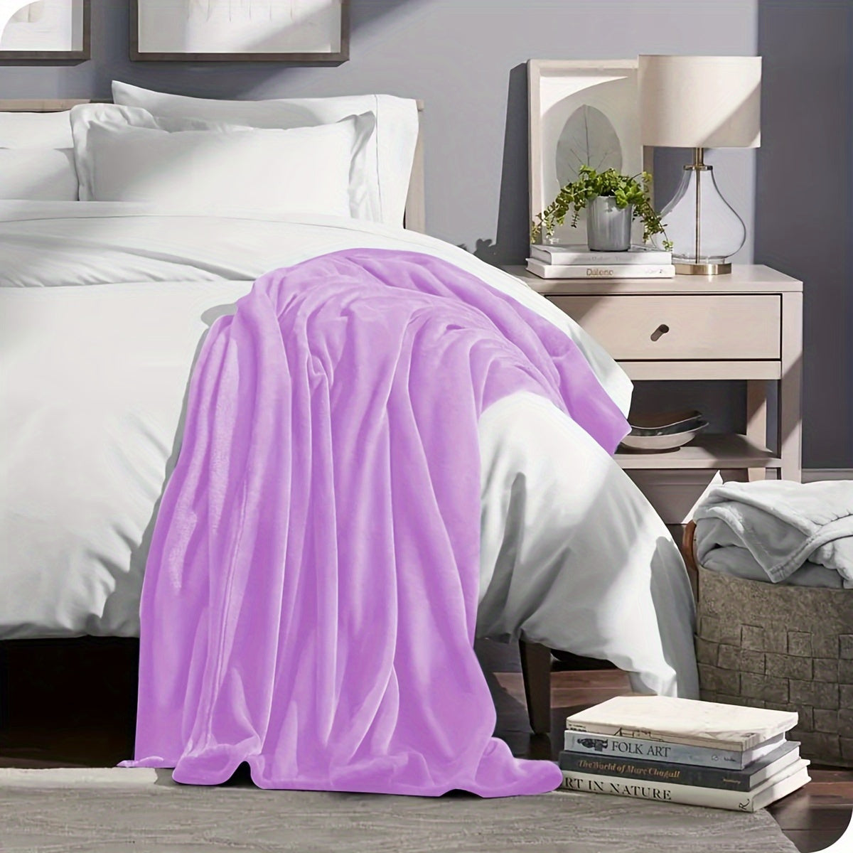Solid-color blanket