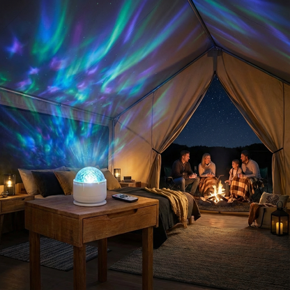 LED projektor polární záře