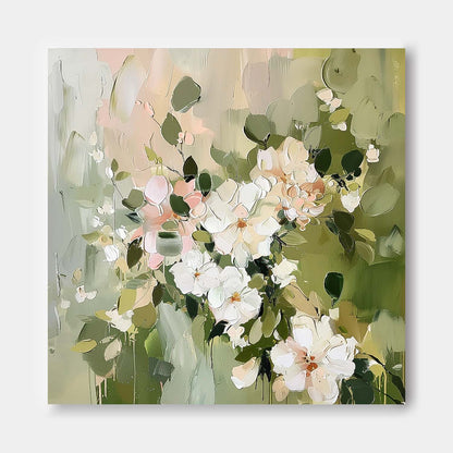 Tableau de fleurs sur toile