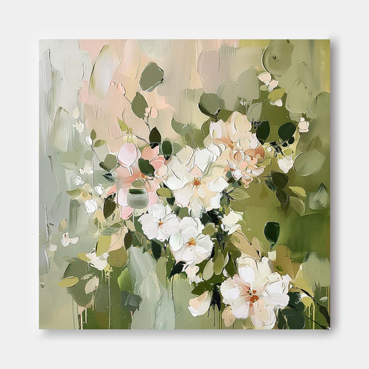 Tableau de fleurs sur toile