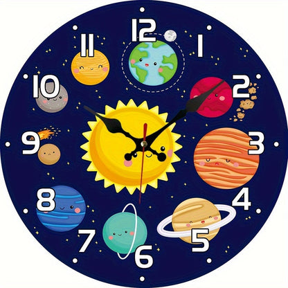 Horloge murale du système solaire