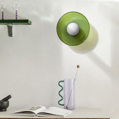 Kulaté skleněné stropní svítidlo
