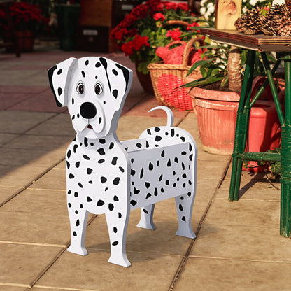 Jardinière en forme de dalmatien