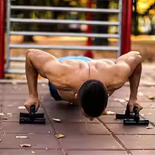 Ergonomic push-up handles