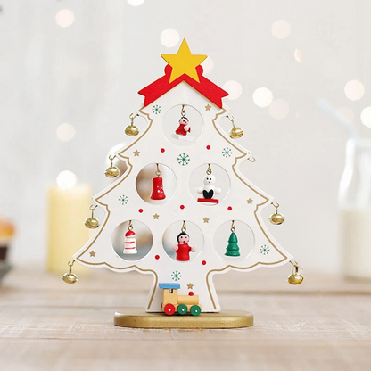 Decorative wooden Christmas tree