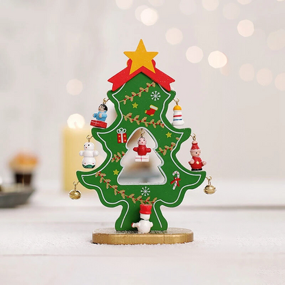 Decorative wooden Christmas tree