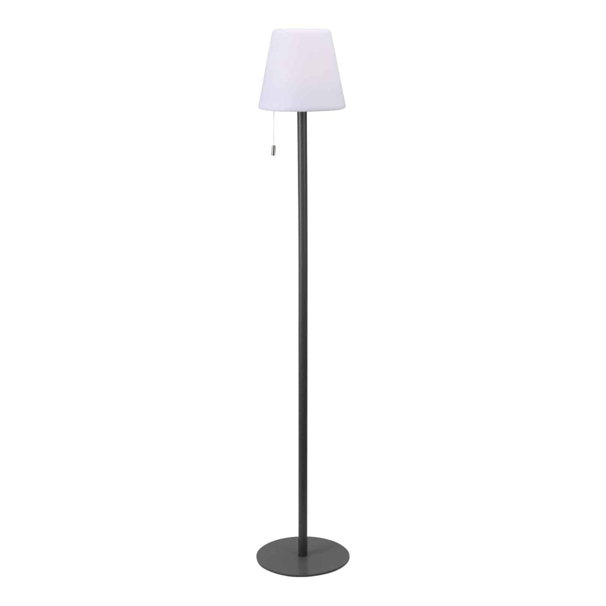 Lampa podłogowa metalowa do salonu