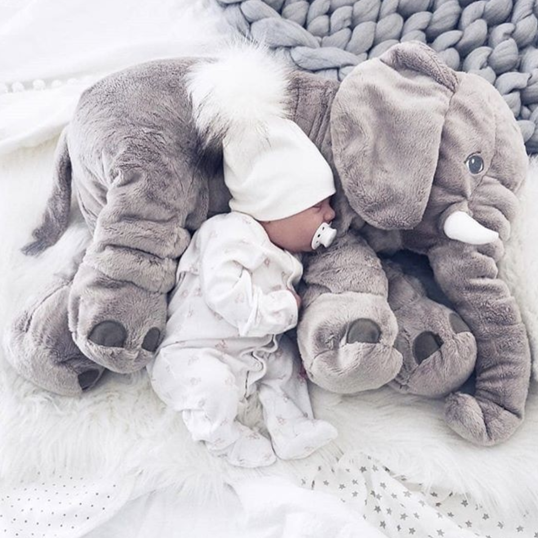Peluche éléphant câlin