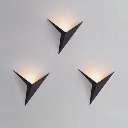 Fixed-mount LED wall light fixture