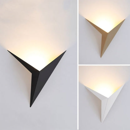 Fixed-mount LED wall light fixture