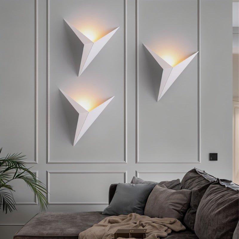 Fixed-mount LED wall light fixture