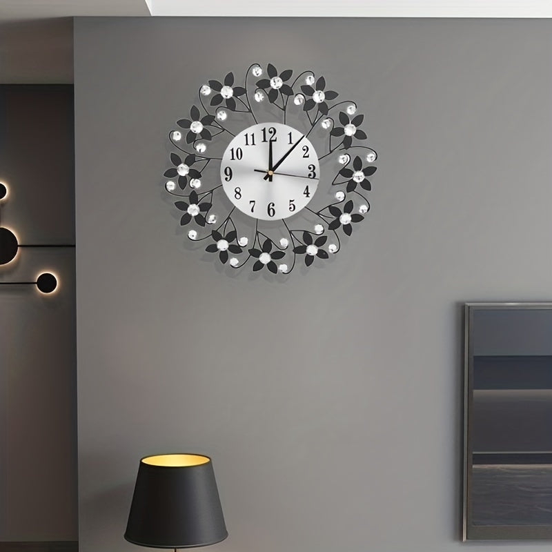 Irregular silent wall clock