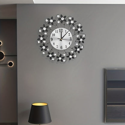 Irregular silent wall clock
