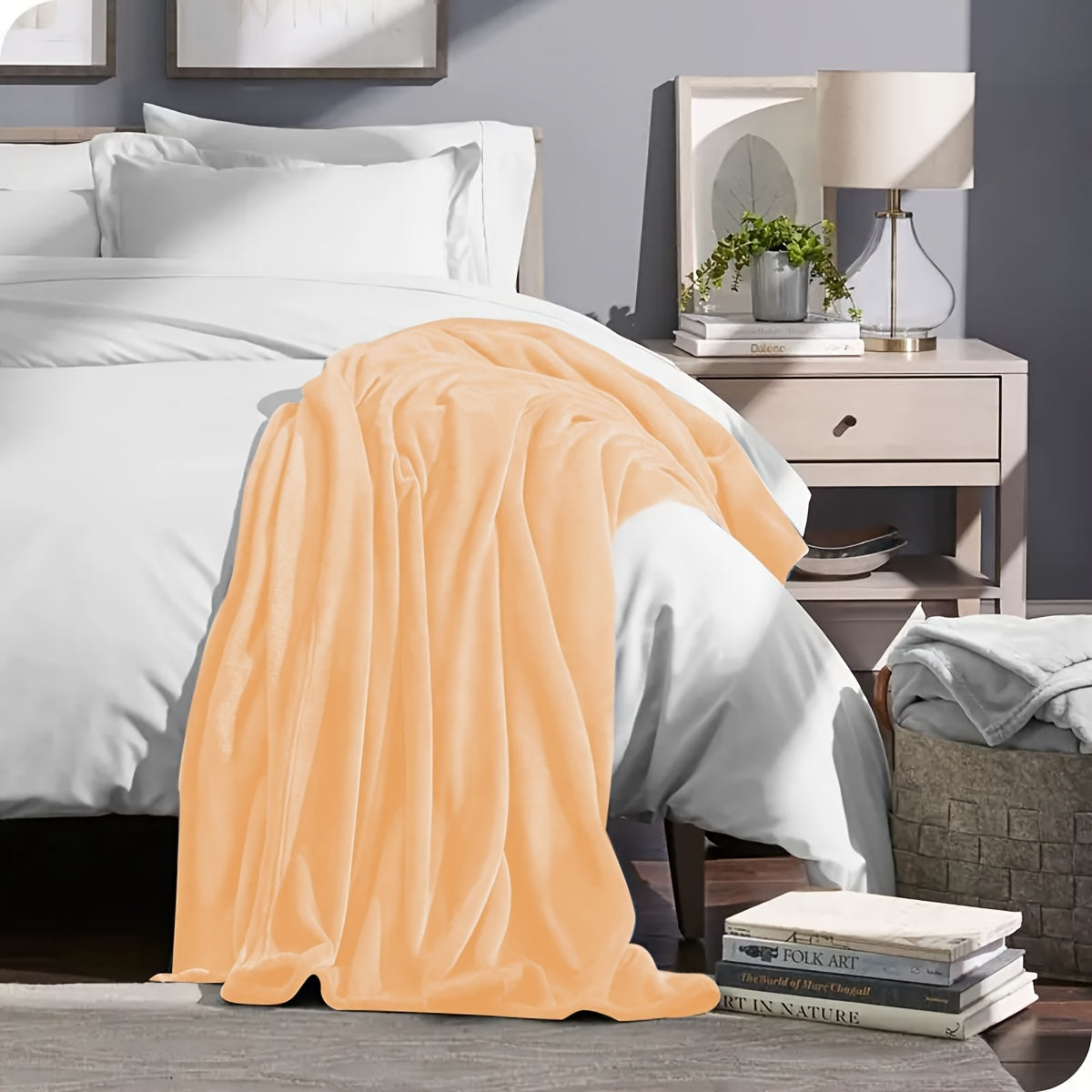 Solid-color blanket