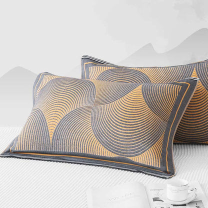 Serviettes pour oreiller en tissu peigné, 2 pièces.