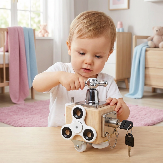 Kostka sensoryczna montessori