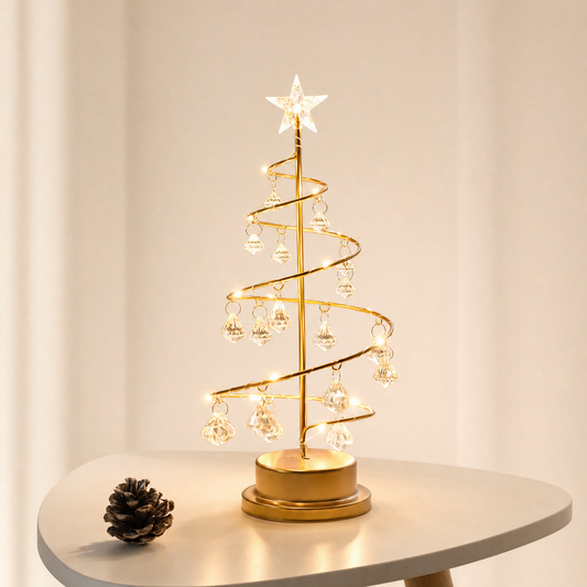 Lampka LED choinka spiralna