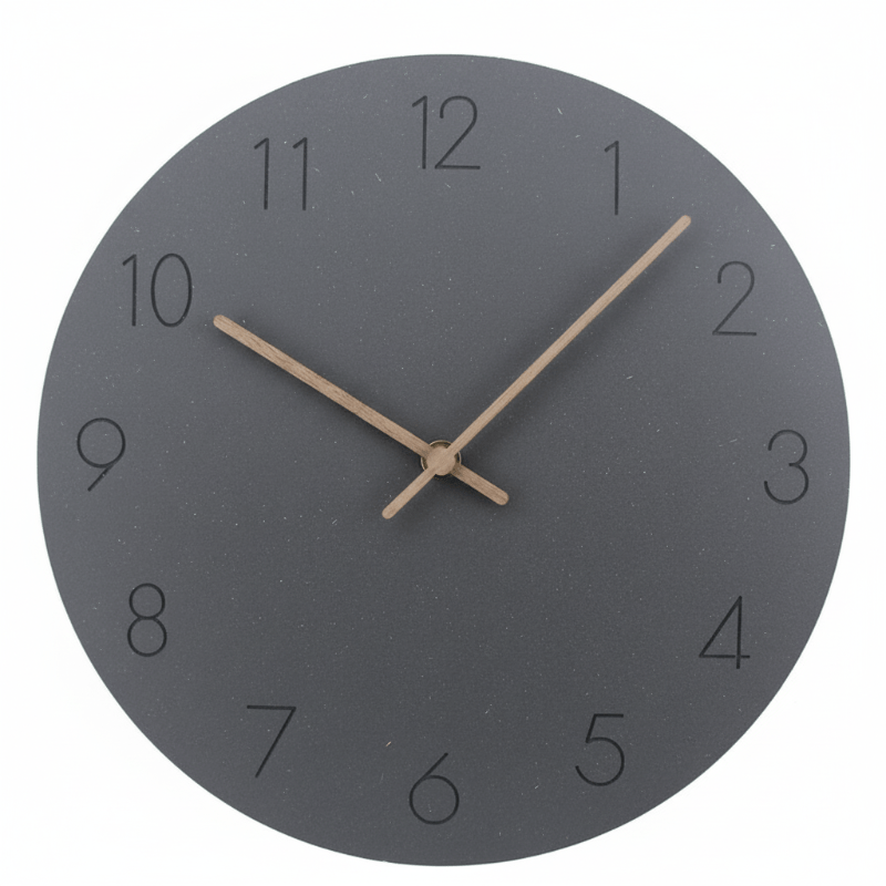 Zegar ścienny minimalistyczny cichy