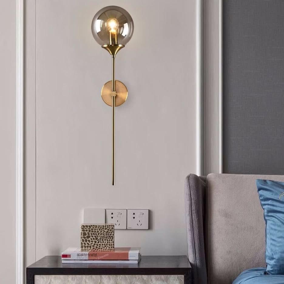 Lampa ścienna szklana