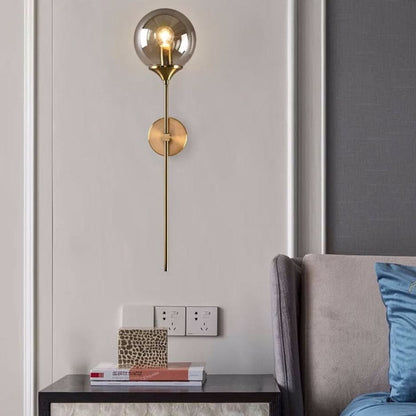 Lampa ścienna szklana