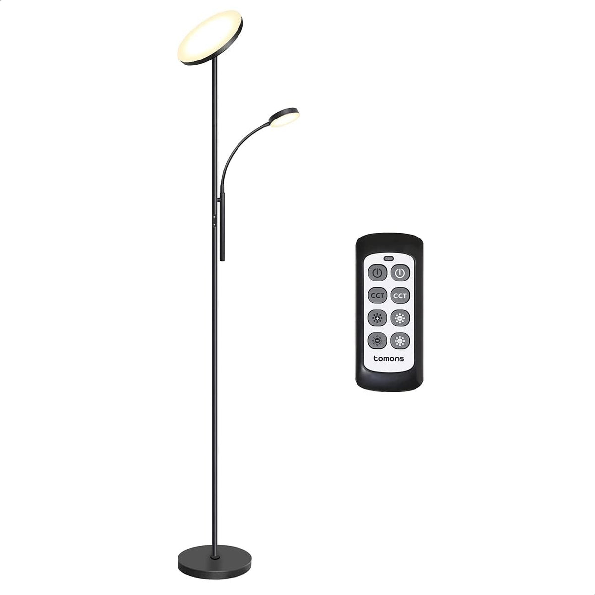 Stojací LED lampa s nastavitelným jasem