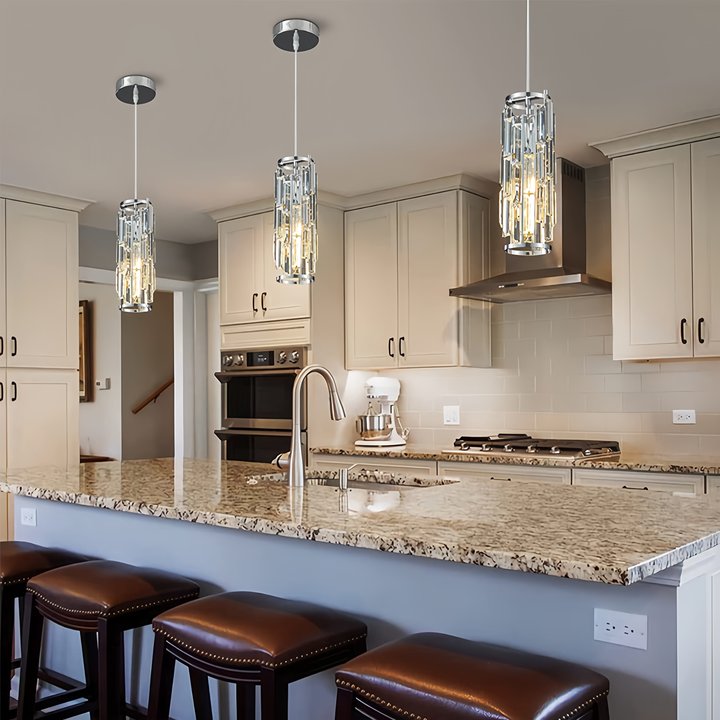 Lampe suspendue en cristal