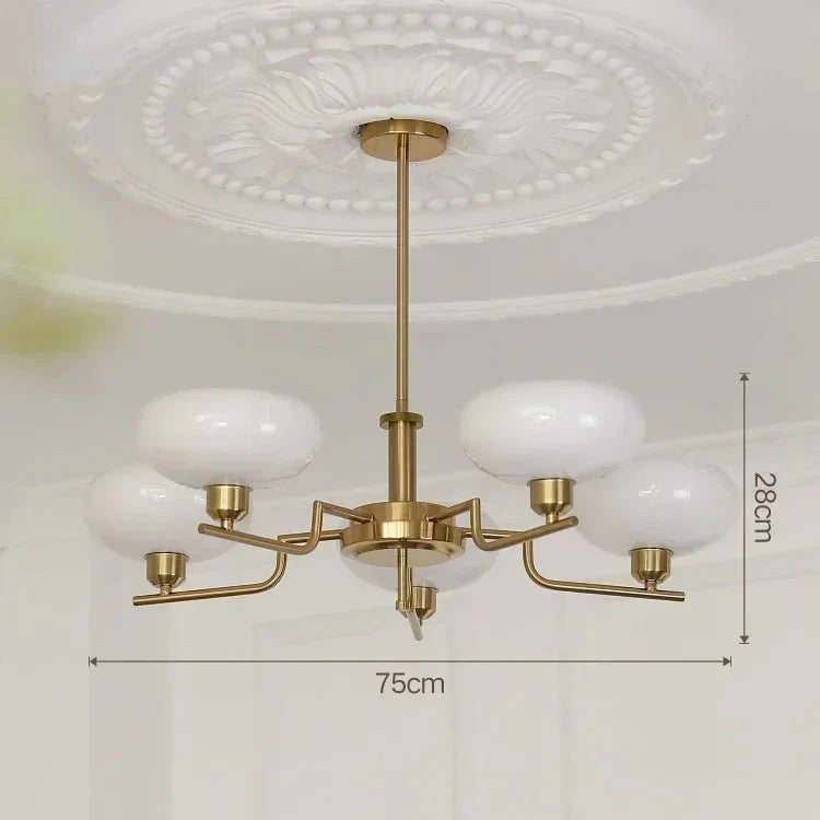 Lustre métallique plafonnier