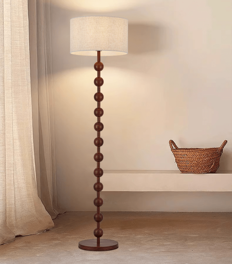 Lampa podłogowa styl Japandi