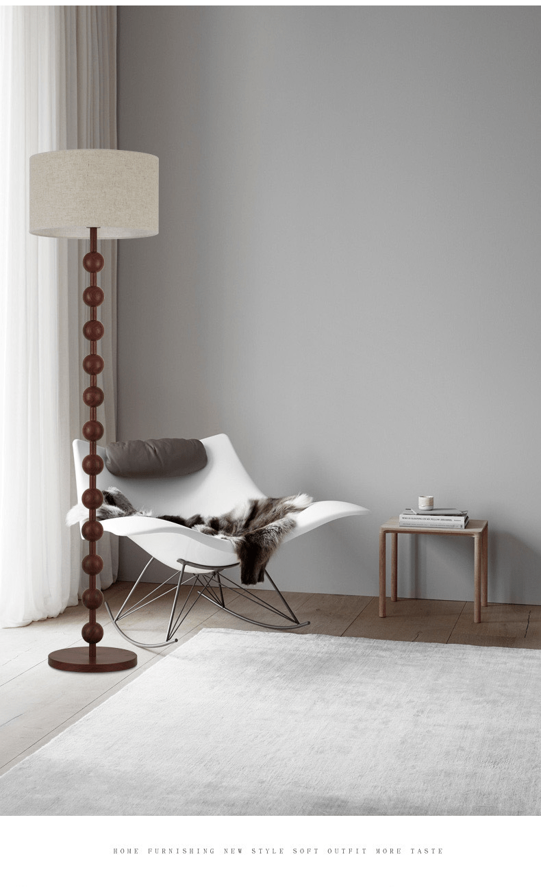 Lampa podłogowa styl Japandi
