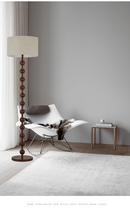 Lampa podłogowa styl Japandi
