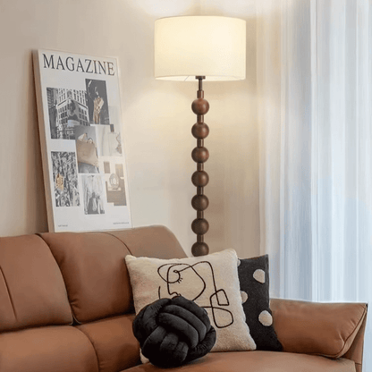 Lampa podłogowa styl Japandi
