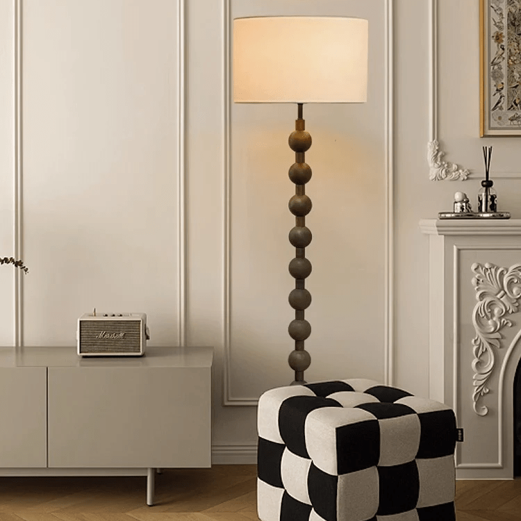Lampa podłogowa styl Japandi